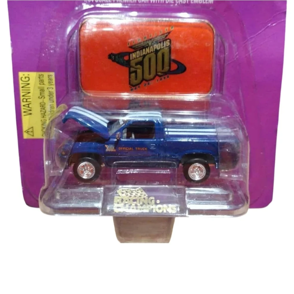 Racing Champions 1:64 Scale Blue& White Striped Indianapolis 500 Die-Cast Truck!